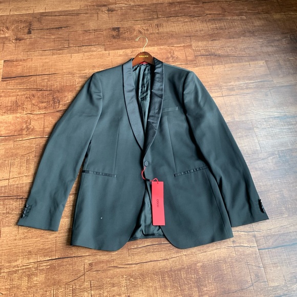 Hugo boss red label 40L black tuxedo sport coat